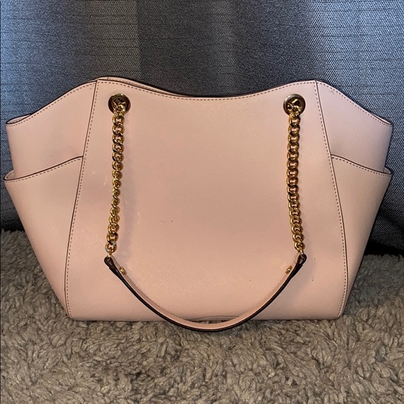 🎉SALE🎉 Michael Kors Shoulder Bag Soft Pink/ Gold - Picture 3 of 6
